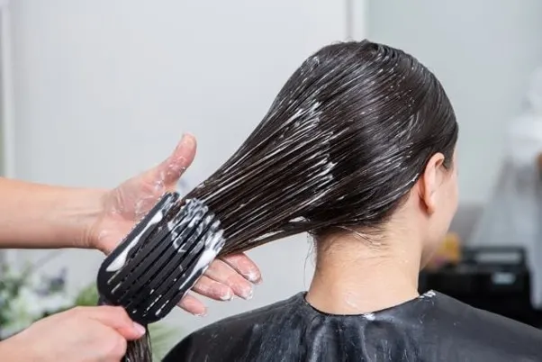 penggunaan hair mask
