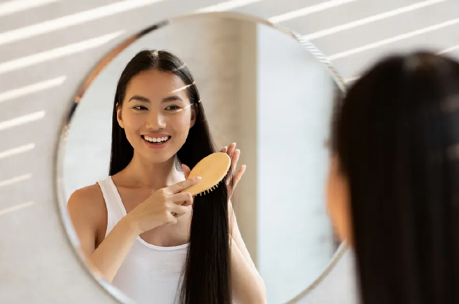 rambut kuat dan berkilau